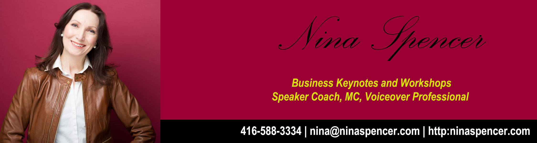 Nina Spencer, Canadian Motivational Keynote Speaker