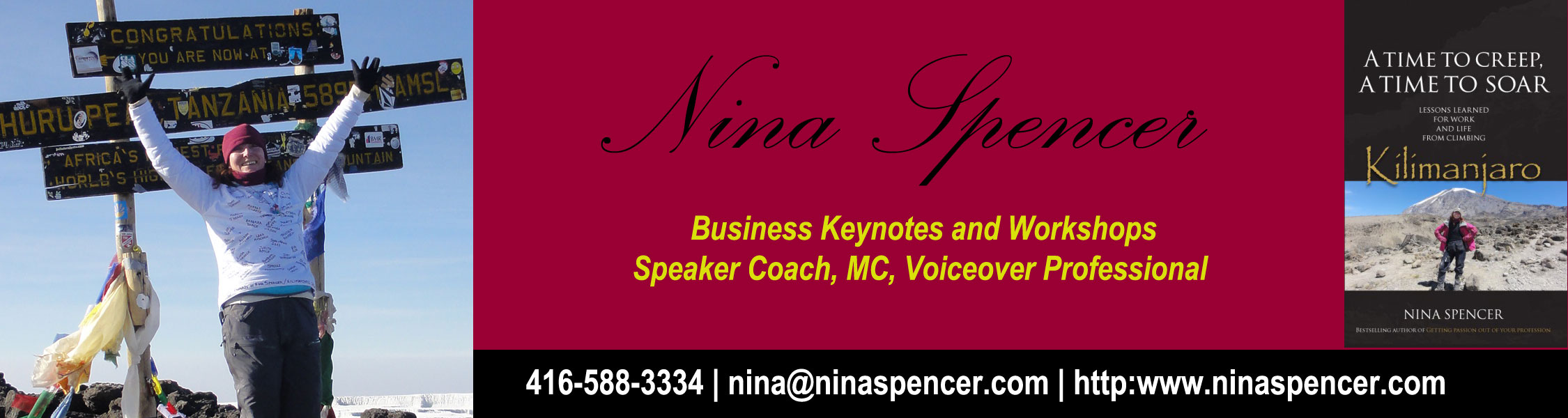 Nina Spencer, Canadian Motivational Keynote Speaker